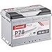 Produktbild Accurat Plus P78 Autobatterie - 12V, 78Ah, 770A, zyklenfest, wartungsfrei, 35% mehr Startleistung, Ca-Technologie, Kaltstartkraft - Starterbatterie, Nassbatterie, Blei-Säure Batterie