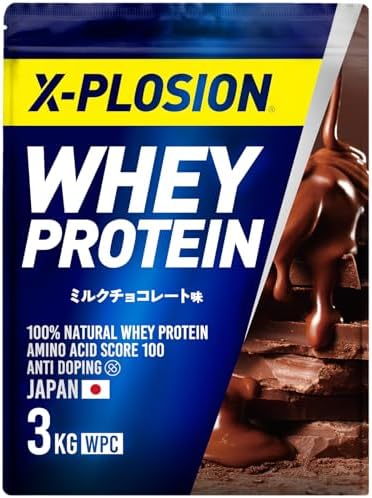 （17:30時点） エクスプロージョン プロテイン 3kg ホエイプロテイン ミルクチョコレート味 WPC X-PLOSION 日本製造