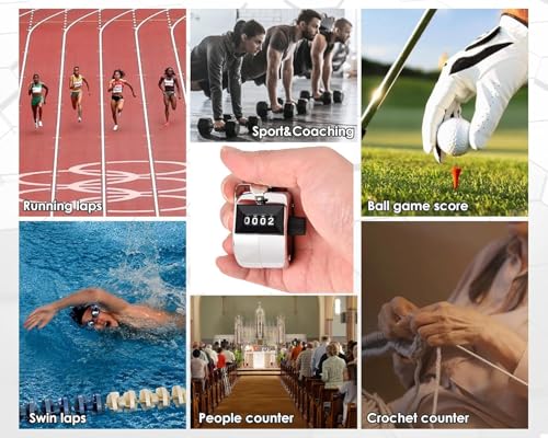 Image of 99999 5 Digit Multiuse Digital Electronic Portable Mini Hand Tally Clicker Counter Finger Ring Mantra Jaap Device Machine Cricket Umpire Counting Zikr Ziker Dhikr (Mechanical)