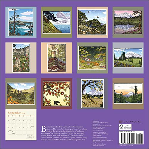 Natural Art 2024 Wall Calendar