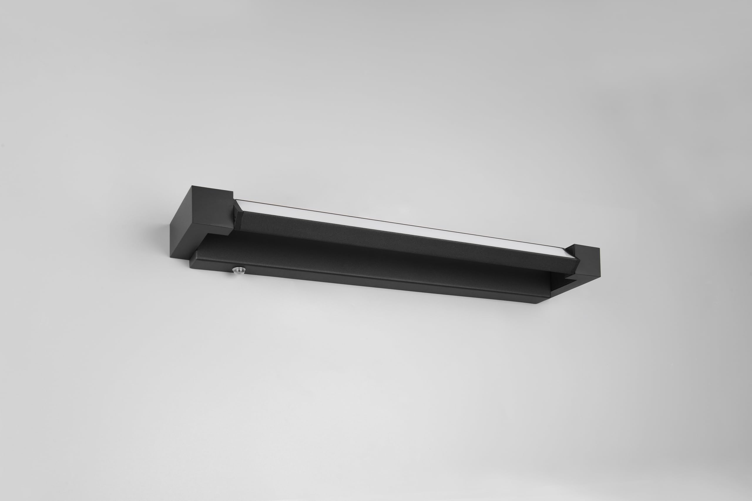 Trio Leuchten FABRIZIO LED Applique de salle de bain 9W Aluminium Noir mat Dimmable Couleur réglable