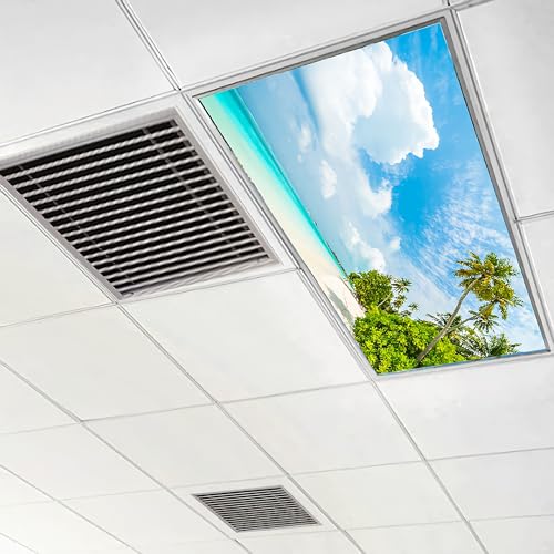 Filtres de lumière DEL anti-fatigue oculaire et housses pour dalles néon de salle de classe