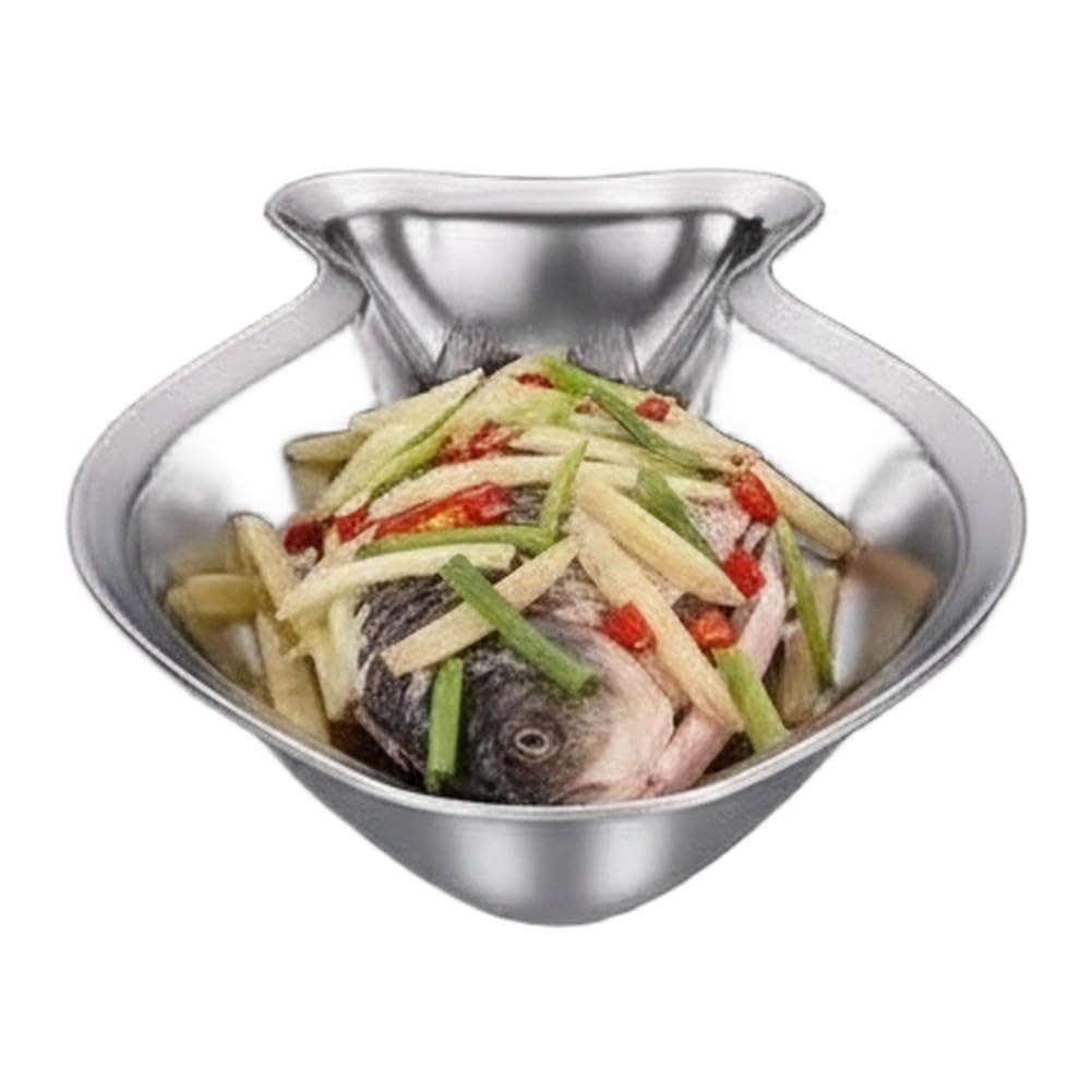 Plateau poisson inox argenté le cadeau idéal pour mariage