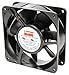 Dayton Square Axial Fan, 4-11/16" Width, 4-11/16" Height, 115VAC Voltage