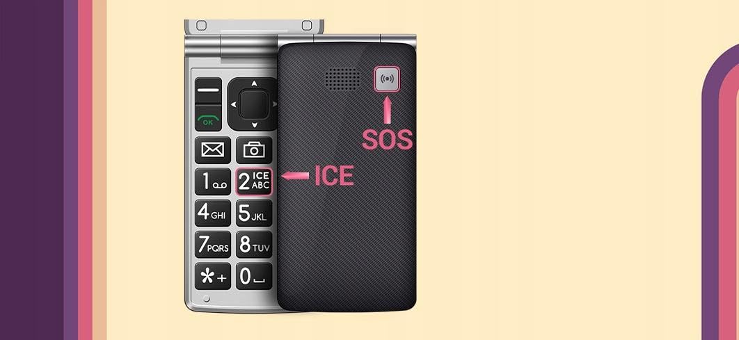 myPhone Tango LTE Telefon Z Klapką, Duża Bateria 1400 Mah, Sieć 4G, dwa duże wyświetlacze, ekran 2.4" oraz 1,77”, Aparat, Dual Sim, Slot Na Karte Microsd, Duże Klawisze