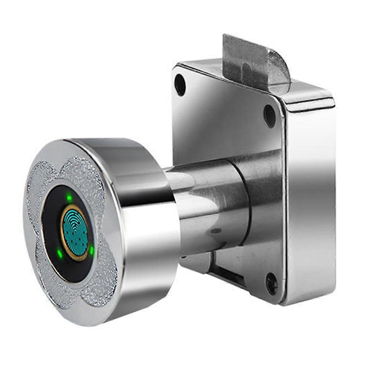 Joyhappst Image Color Fingerprint Cabinet Drawer Lock, Biometric Fingerprint-Bluetooth Lock Smart Cabinet Lock - 22Mm