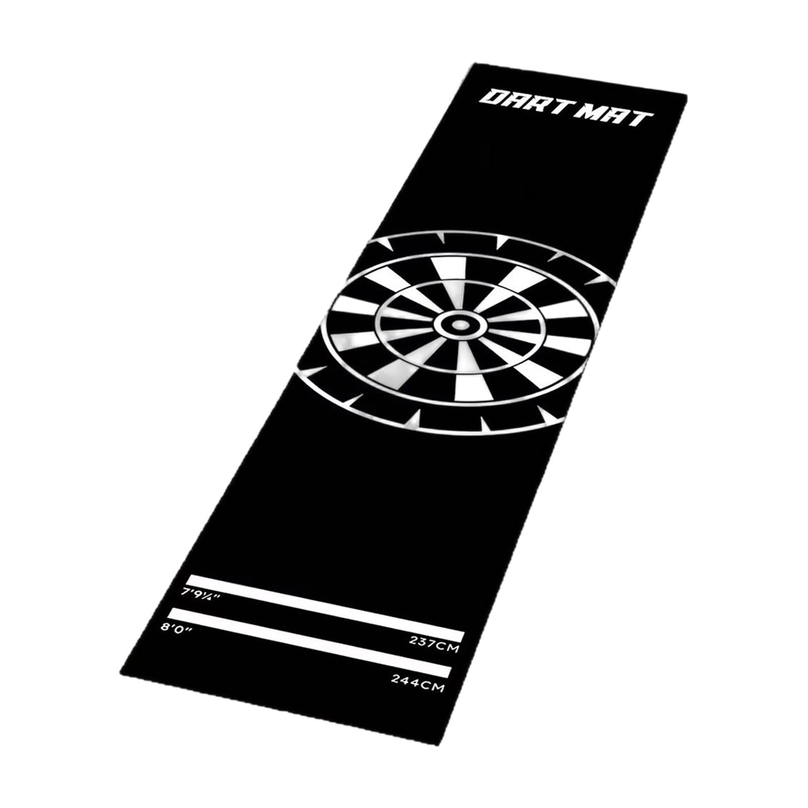 Tapis en caoutchouc noir pour sol de garage et salle de jeux dimensions 300x34 cm