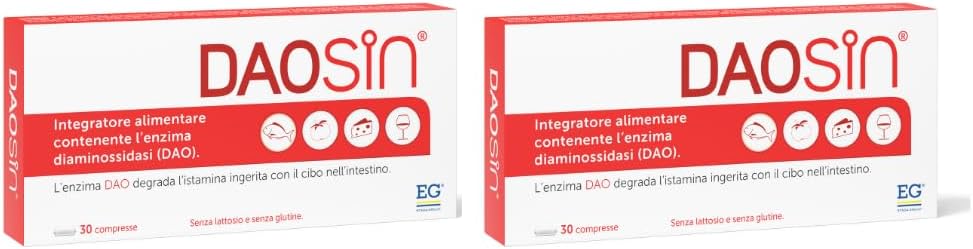 DAOSIN® Integratore Alimentare Intolleranza Istamina - 60 Compresse