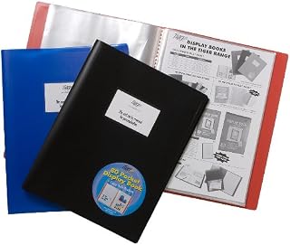 1 x A4 80 Pkt Tiger Flexicover Coloured Display Book Presentation Folder Wallets