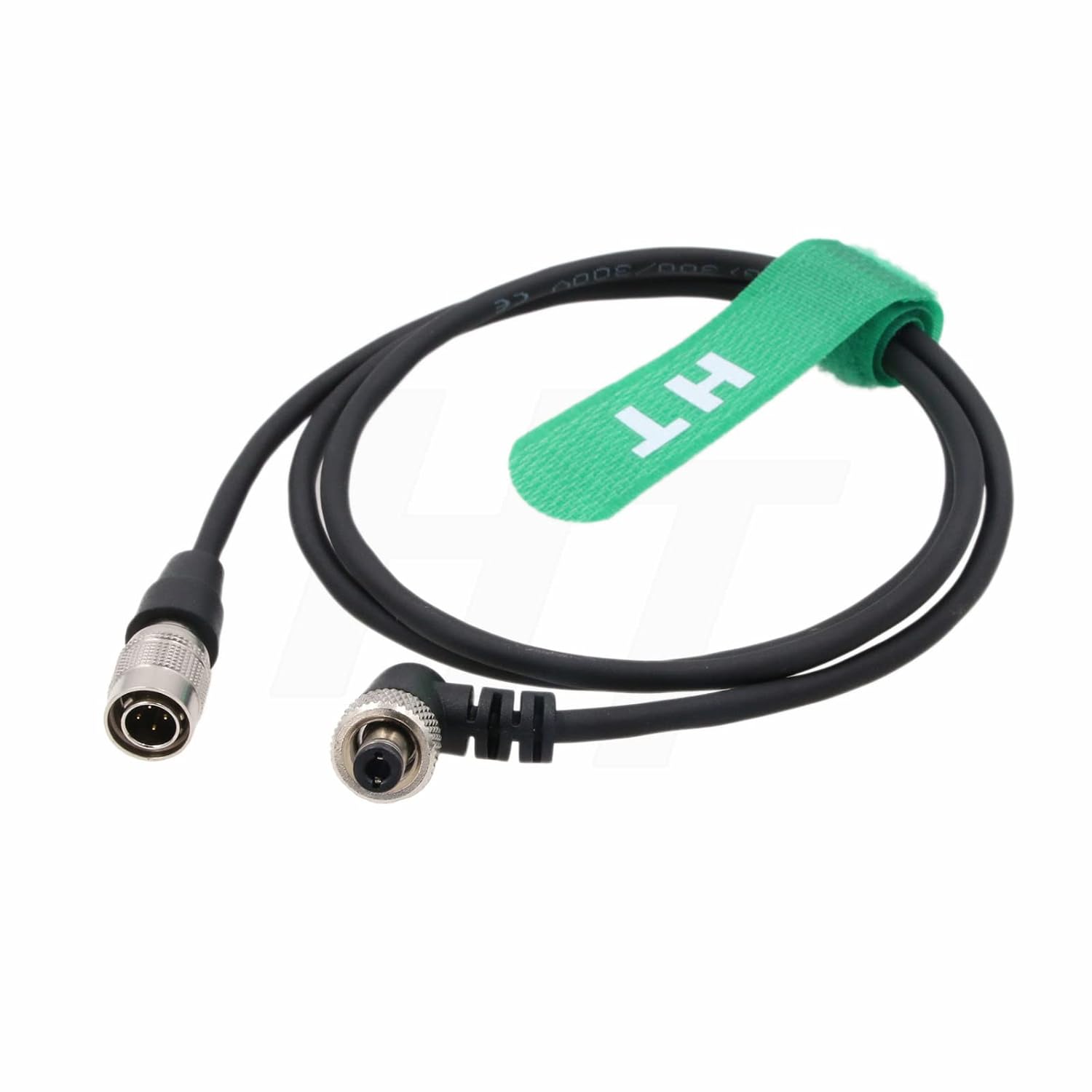 Hirose 4 Pin Locking DC Coiled Power Cable for Sony F55 Camera SmallHD Atomos Ninja V Monitor Zaxcom Lectrosonics SRC Receiver PIX-E7 80cm
