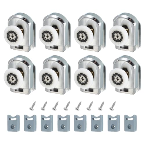 Roulettes de porte de douche 23 mm pour rénover facilement la salle de bain familiale