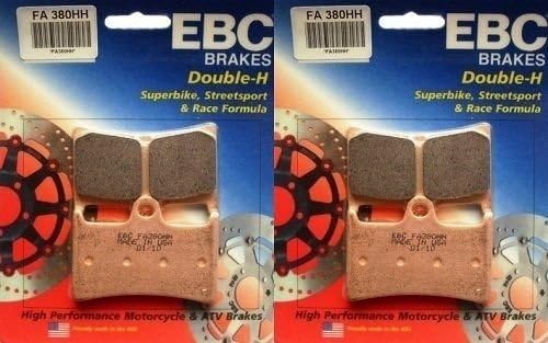 EBC Sintered Double H Front Brake Pads (2 Sets) 2012 2013 Yamaha XTZ1200 Super Tenere/ FA380HH