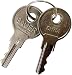 Bauer CH751 Replacement Keys for T-Handles, Camper Toppers, Camper Shells, Truck Caps, Cabinets and Push Locks - Set of Two