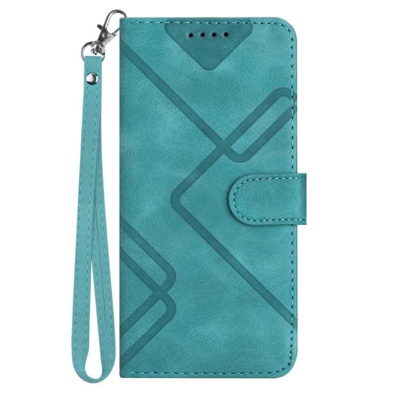 Housse Galaxy A54 5G Samsung cuir bleu clair idéale pour vos sorties et voyages