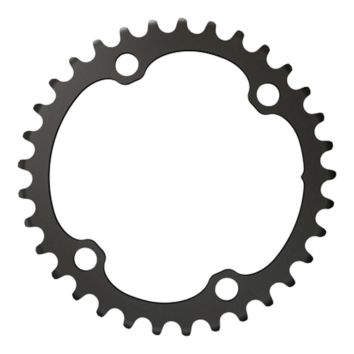 SRAM Force 2x12-Speed Inner Chainring - 35t, 107 BCD, 4-Bolt, Blast Black, For use with 48t Outer