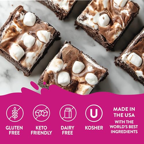 Image of Jordan's Skinny Mixes Sugar Free Marshmallow Sauce Topping, For Drizzling Over Coffee, Lattes, Ice Cream, Yogurt, Oatmeal, Hot Chocolate, Desserts, Zero Calories, Dairy & Gluten Free, Kosher, 12 Fl Oz