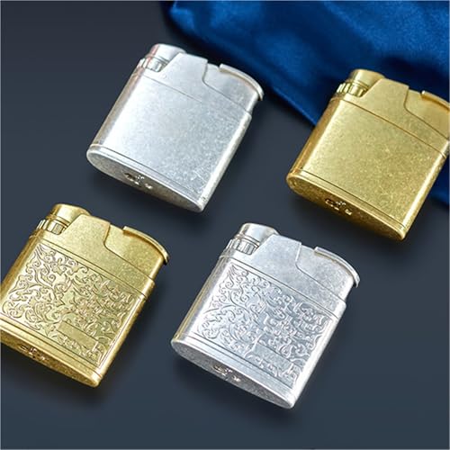 Encendedor de metal recargable con llama ajustable para velas y exterior 5