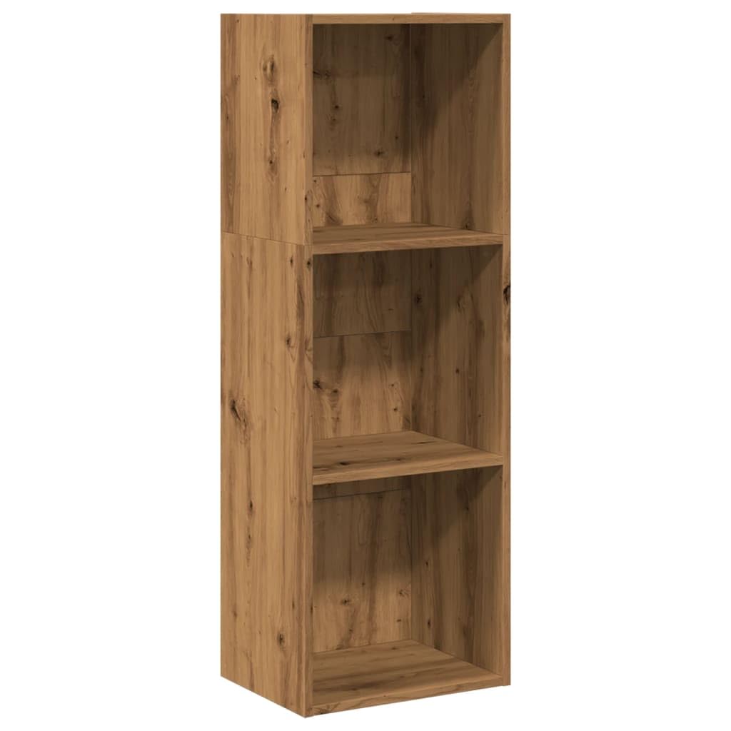 vidaXL Estantería de Madera de ingeniería Roble artisian 40x30x114 cm, librería, estantería de Libros, Estante de Libros, librerías