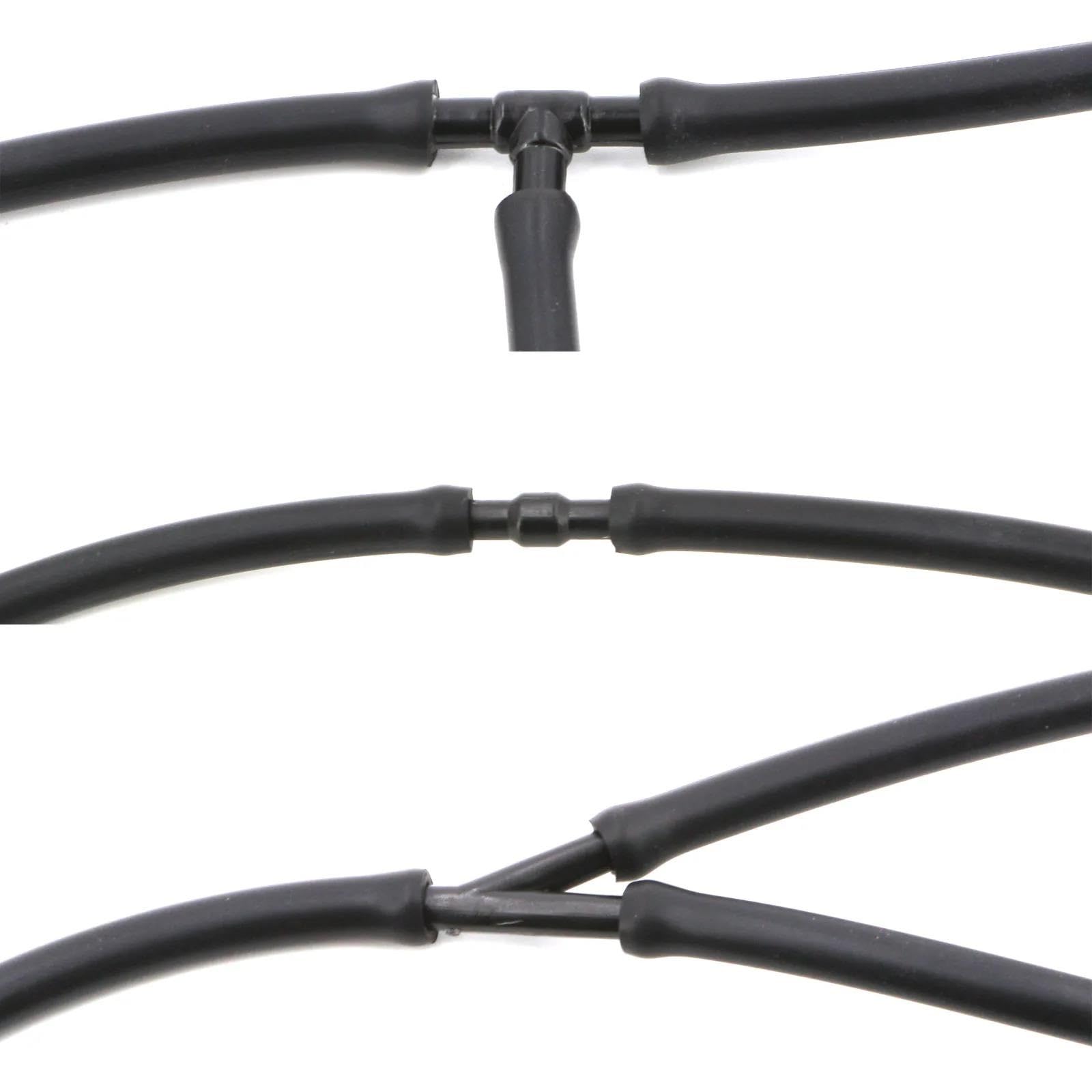 Scheibenwaschdüse Sprühstrahl Und Schlauch Für Jeep Für Grand Cherokee WK2 Für Liberty KK Für Commander HGMGFYCX(With Connector)