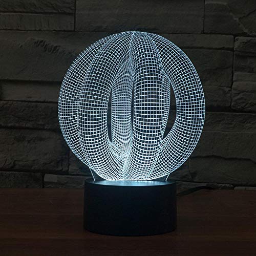 Preisvergleich Produktbild 3D Kreative elektronische Note LEDLED der Nachtlichttischlampe bunte Farbgeschenk