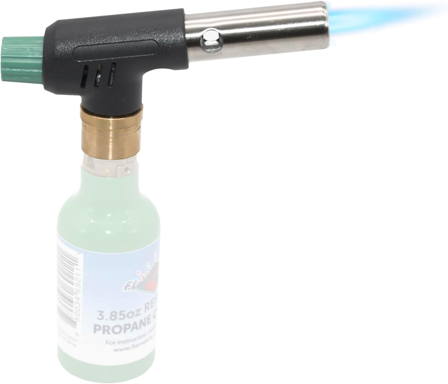 FK-PV777CGA Mini Propane Blow Torch Head 10,000 BTU for Kitchen, Soldering, Searing, Charcoal/Fire Pit Lighting