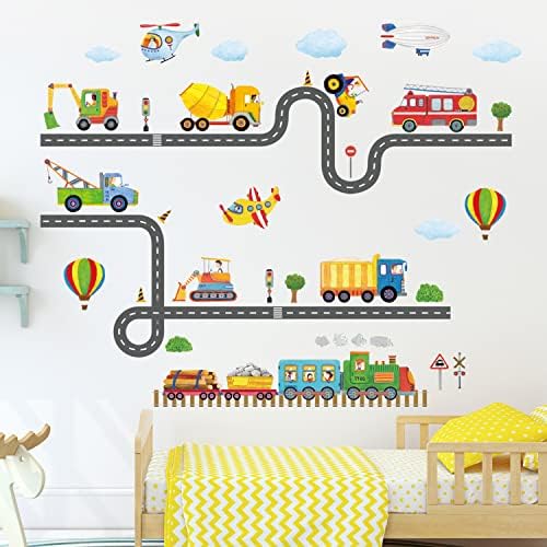 DECOWALL DL-2002 Large England Map Wall Stickers United Kingdom Decals for Kids British Children Classroom Educational School Illustrated Adventure Great Britain