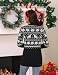 iClosam Weihnachten Strickjacke Damen Langarm Weihnacht Cardigan V Ausschnitt mit Knopf Weihnachtsjacke Rentiermuster Lang Strick Weihnachtspulli mit Schneeflockenmuster