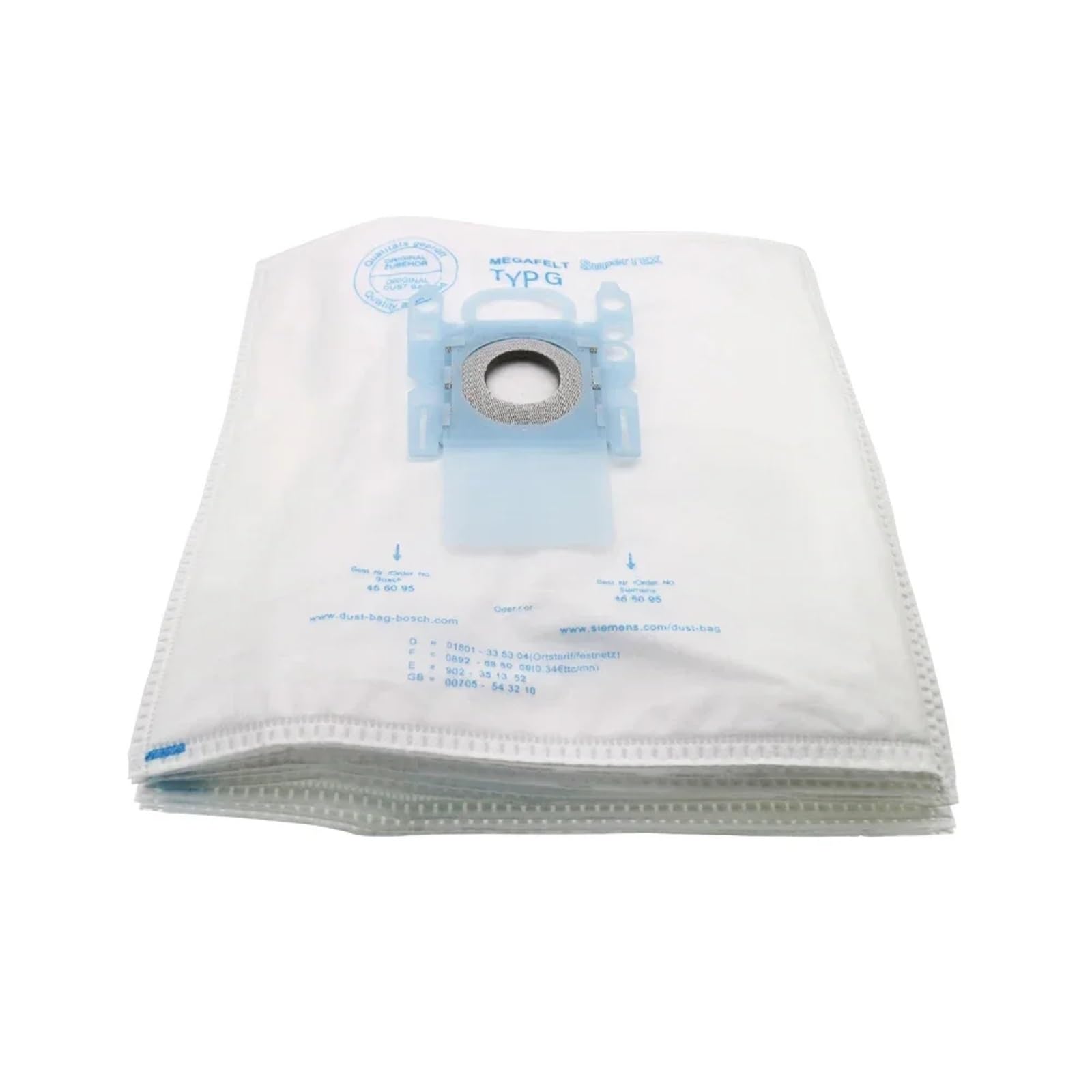 Sacs À Poussière En Tissu For Aspirateur Type G, Compatibles Avec Bosch Et Siemens, BSG7, BSGL3126, BSG6, GL30, GL40, BGL45, BSGL5, VSZ5, VSM5, BSD2800(18pcs)