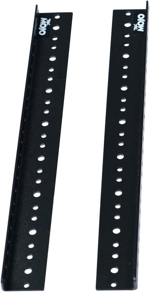 Amazon.com: Tecmojo Vertical Server Rack Rail Pair Kit DIY Rack Rails ...