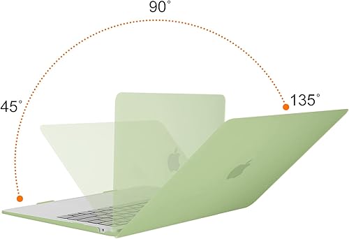 Vista 145 de MOSISO - Funda rígida y de plástico compatible con MacBook Air de 13 pulgadas versión 2022, 2021-2018, A2337 M1 A2179 A1932; con cubierta