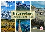 Neuseeland - atemberaubend schön (Wandkalender 2026 DIN A4 quer), CALVENDO Monatskalender: Neuseeland, ein beindruckendes Land, in dem fast jede ... und das auf kleinstem Raum. (CALVENDO Orte)
