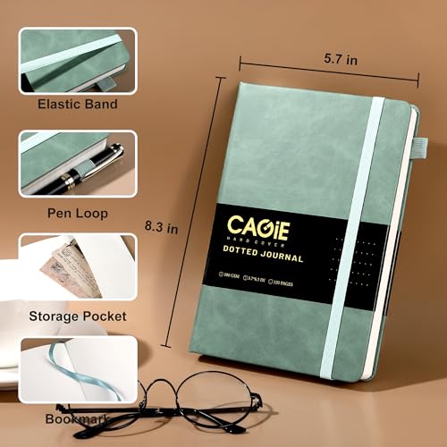 Carnet de notes à pois Vert A5 pour structurer vos idées claires - 5