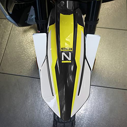 Autocollant 3D Moto Aile haute protection en résine pour carénage Husqvarna Norden 901