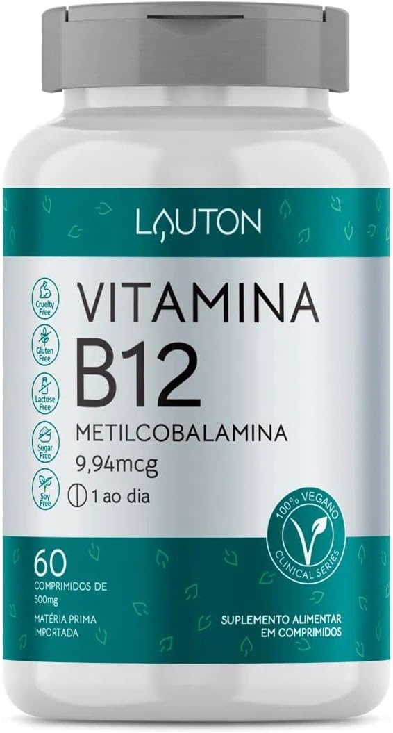 Vitamina B12 Metilcobalamina 9,94mcg – 60 Cps – Lauton