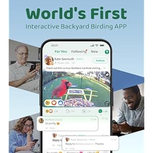 Bird Feeder with Camera | AI Recognition, Solar-Charged Video Bird Feeder Camera, Auto-Capture Video & Bird Arrival Alerts | Ideal Gift for Bird Enthusiasts | Yellow Bird Feeder with Camera AI Recognition Solar Charged Video Bird Feeder Camera Auto Capture Video Bird Arrival Alerts Ideal Gift for Bird Enthusiasts Yellow