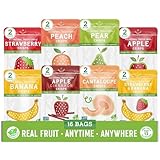 Nature’s Turn Freeze-Dried Fruit Crisps –Healthy, Gluten-Free,Crispy & Delicious, Plant-Based Snack, Ideal for Cereal, Smoothies, School Lunches, & On-the-Go, Mega Variety Bags of 16 (0.53 oz Each)