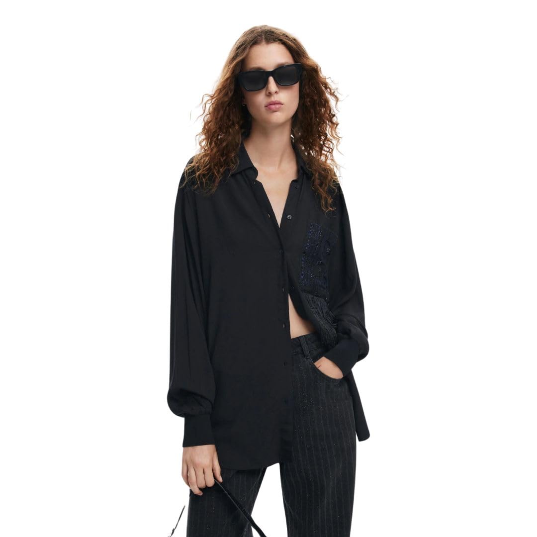 Desigual CAM_Sapporo, 2000 Negro, M, Negro, M
