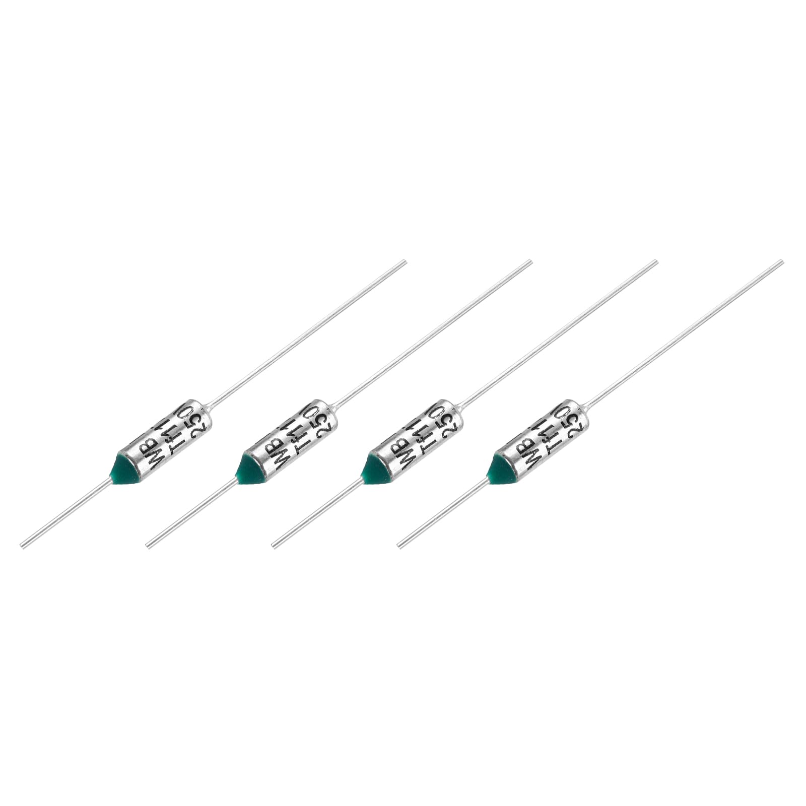 QUARKZMAN 4Pezzi Fusibile Termico a Temperatura metallo RY117 117 °C 242.6°F 15A 250V Interruttore Termico per Motore Trasformatore Elettrico Industriale Elettrodomestici