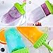 Popsicles Molds, Ozera Set of 6 Ice Pop Molds Maker, Easy Release Popsicle Molds Trays for Various DIY- with Funnel & Cleaning Brush