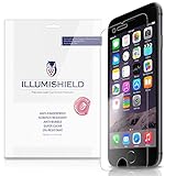 iLLumiShield - Apple iPhone 6 Screen Protector Japanese Ultra Clear HD Film with Anti-Bubble and Anti-Fingerprint - High Quality (Invisible) LCD Shield - Lifetime Replacement Warranty - [3-Pack] OEM / Retail Packaging