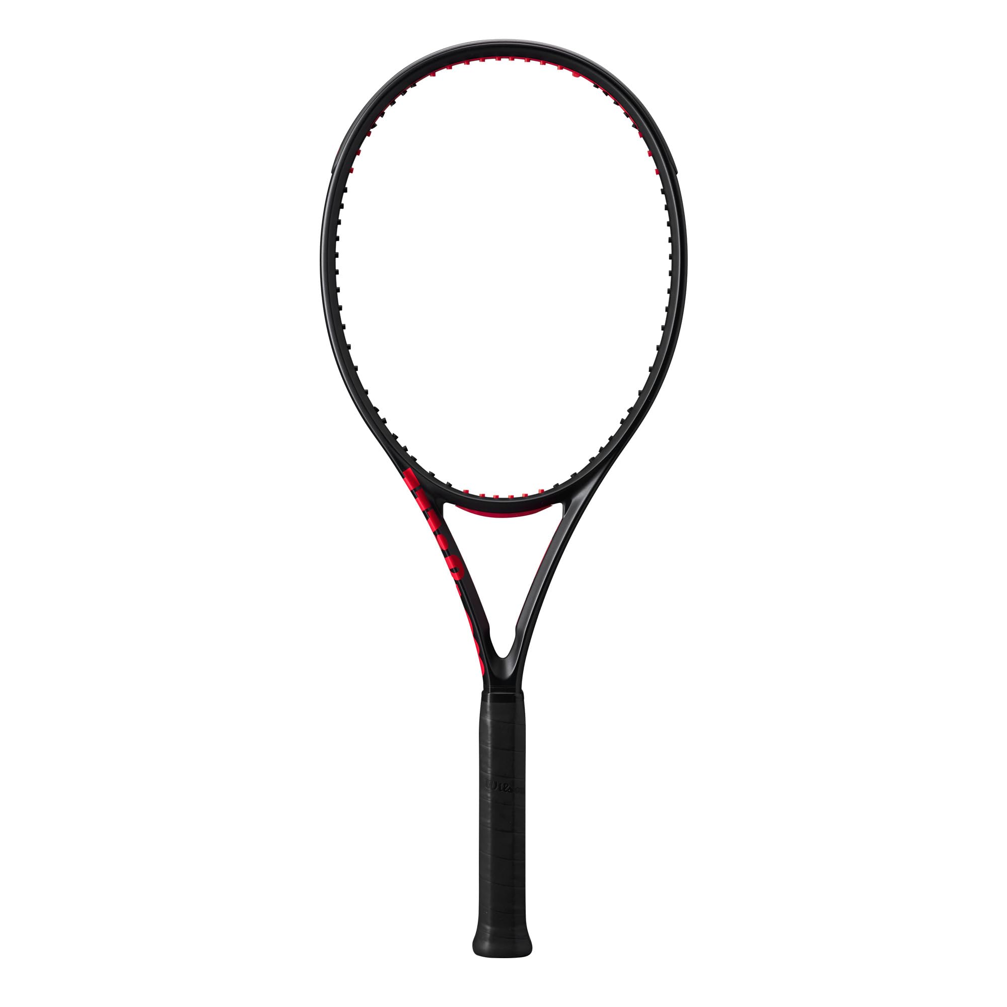 Wilson Clash 100L V3 Strung Adult Performance Tennis Racket - Grip Size 2-4 1/4", Strung with Sensation 16 Natural at Mid Range Tension