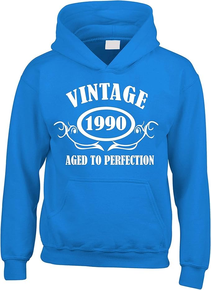 Sweat a capuche Vintage 1990 Edward Sinclair bleu taille L
