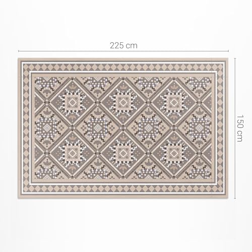 Tapis d'extérieur imperméable et résistant décoloration 150x225cm
