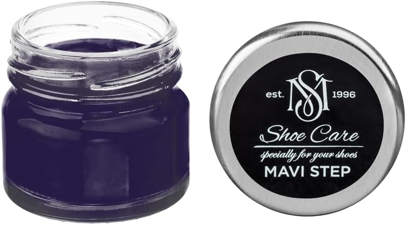 Universal Leather Dye - NCS S 7020-R60B Carbon Violet - High Coverage Leather Paint for Shoes, Bags, Canvas & Sneakers by MAVI STEP - 3.40 fl oz / 100 ml