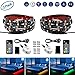LEHOU Under Bed Light Motion Activated Illumination RGB Color Include Warm Color Automatic Staircase Lighting LED Strip Sensor Night Light for Bathroom,Wardrobe,Kitchen - 2m/6.56ft x 2