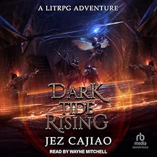 Dark Tide Rising Audiolibro Por Jez Cajiao arte de portada