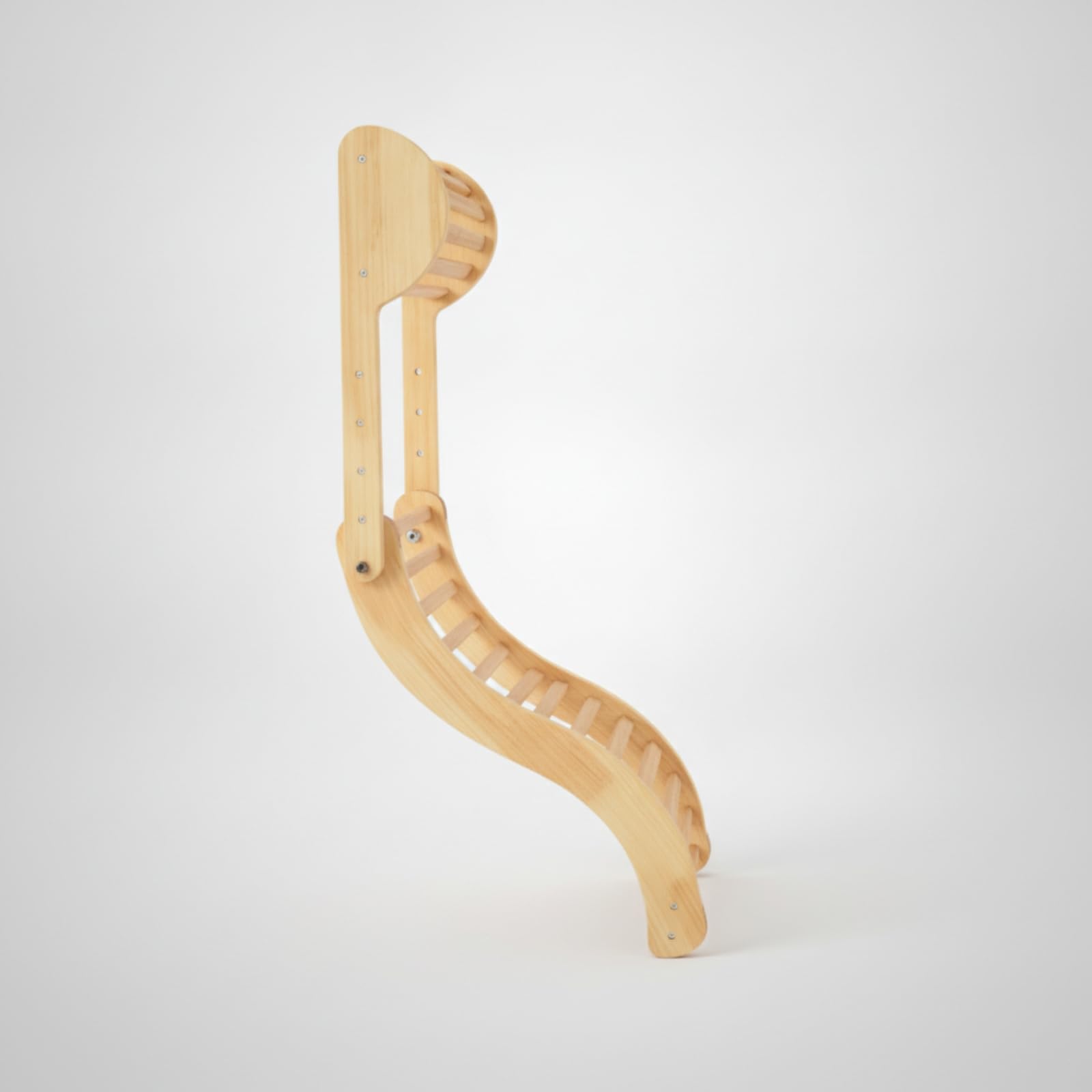 Baoblaze Schienale Ergonomico con Poggiatesta Pieghevole Schienale Ergonomico Regolabile Poggiatesta in Legno per Sauna, Spa