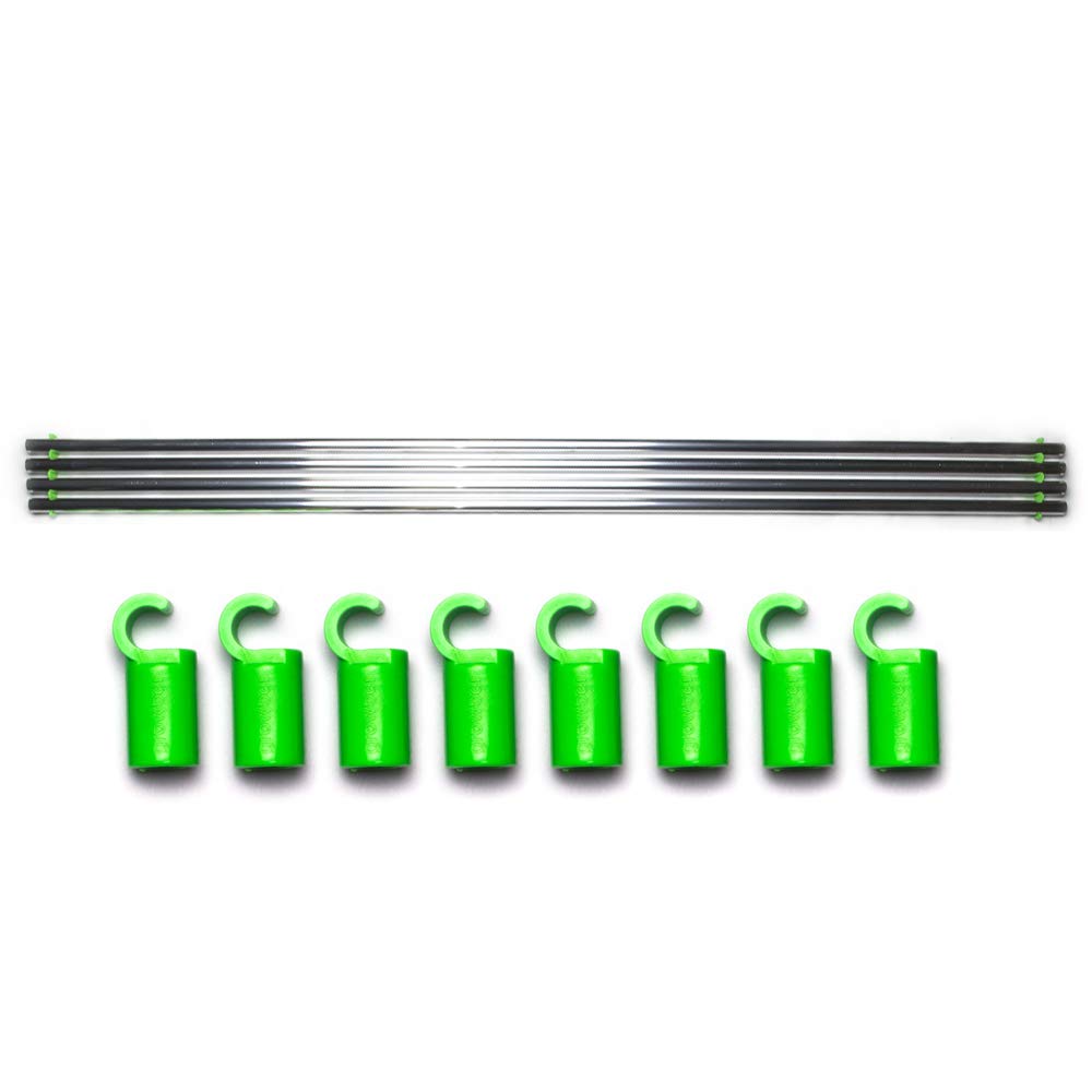 Fixture Poles | 120x120 cm | Ø16 mm Grün | Space Booster Zeltstangen