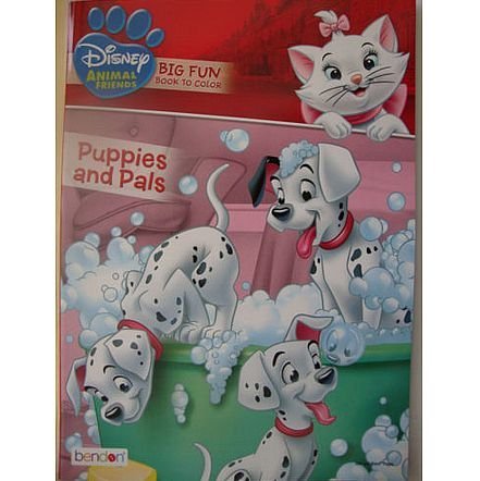 Disney Animal Friends Big Fun Book to Color - Puppies And Pals