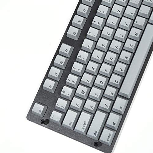 Qisan Pbt Keycaps 108 Key Cherry Profile Keycap Set Dye-Subbed For 61/87/104/108 Mx Switches Mechanical Gaming Keyboard (Light Grey) #TOP1